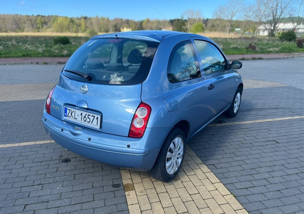 Nissan Micra cena 8400 przebieg: 86000, rok produkcji 2006 z Kołobrzeg małe 326